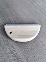 Grattoir à sueur demi-rond en bois pour chevaux, peigne portable pour enlever les poils d'animaux, pour l'élimination des poils morts du sous-poil des chevaux, chiens et chats.