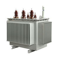 Transformateur de puissance triphasé immergé dans l'huile Ampereon New 11kV avec bobinages en aluminium et en cuivre