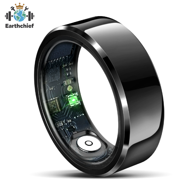 Heart Rate Tracking Sleep Pedometer Blood Oxygen Monitoring Waterproof Sports Smart Ring