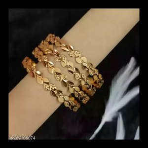 Brazalete de latón chapado en oro Brazalete de moda Pulsera Pulseras de joyería de moda Brazaletes de joyería de mano de mujer de alta calidad Fábrica Pric - Product Image 1