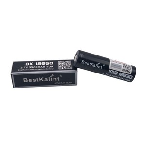 Batterie Bestkalint 3500mAh 40A 3.7V IMR 18650 à décharge élevée, sommet plat, lithium pour ordinateur portable et jeux, en stock ! - Product Image 6