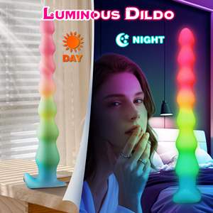 Jouets sexuels pour adultes très demandés : Perles anales géantes en silicone souple, plug anal, godemiché en silicone moulé, à porter, extra longs - Product Image 4