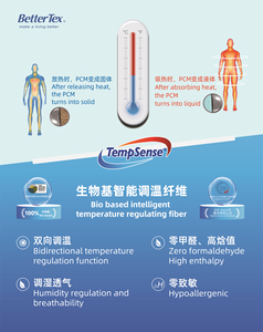 Filato professionale alla moda alla moda comodo bianco 50% viscosa 50% poliestere Tempsense - Product Image 6