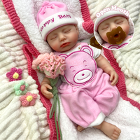 Poupée Bébé Reborn Fille en Silicone de 18 pouces, Princesse Endormie, Peinte à la Main avec Effet Rougissant, Idéale pour Anniversaire et Cadeau Personnalisé pour les Fêtes