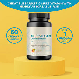Vitamin Dewasa Rasa Campuran Buah Multivitamin Tablet Kunyah Pendukung Imunitas Zat Besi Kalsium untuk Dijual - Product Image 6