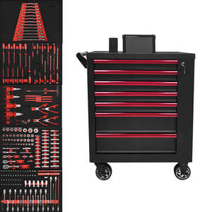 Produits promotionnels 7 tiroirs <span class=keywords><strong>Garage</strong></span> Store Tools Rolling Tool Cabinet Trolley avec outils - Product Image 2