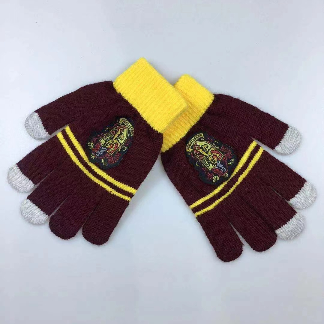 Youki 2021 пользовательские перчатки рождественские волшебные перчатки детские теплые эластичные вязаные варежки с сенсорным экраном акриловые перчатки