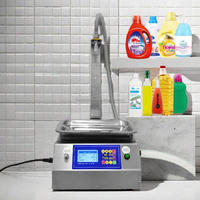 Machine de remplissage automatique de liquides à pompe à diaphragme entièrement automatique pour détergent lessive et huile alimentaire, avec dosage quantitatif