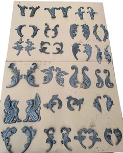 Partie décorative en <span class=keywords><strong>fer</strong></span> <span class=keywords><strong>forgé</strong></span> et ornements de fleurs de feuilles en acier moulé pour la <span class=keywords><strong>décoration</strong></span> de porte ou de clôture en <span class=keywords><strong>fer</strong></span> <span class=keywords><strong>forgé</strong></span> - Product Image 3