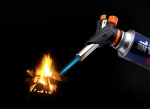 MT-2915 torche allume-feu sans préchauffage pour le camping en plein air et le barbecue Allumeur de charbon de bois Cassette <span class=keywords><strong>Chalumeau</strong></span> portable alimenté au <span class=keywords><strong>gaz</strong></span> - Product Image 2