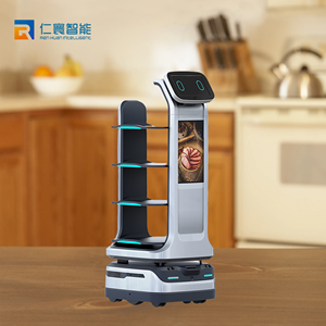 <span class=keywords><strong>Robot</strong></span> de livraison Mars Renhuan, amélioration intelligente de l'efficacité, double écran, cartographie intelligente, charge utile de 40 kg, autonomie de 10 heures, 4 roues - Product Image 4