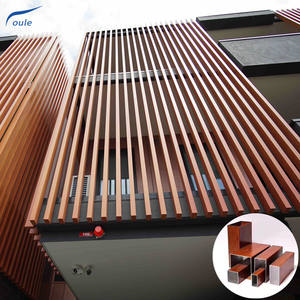 Baffle en aluminium pour extérieur, décoration murale intérieure et extérieure, façade <span class=keywords><strong>de</strong></span> bâtiment en métal ignifuge avec plafonds perforés pour centres commerciaux - Product Image 6