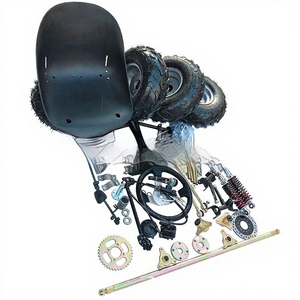 Piezas de Modificación <span class=keywords><strong>para</strong></span> Go-<span class=keywords><strong>Kart</strong></span> <span class=keywords><strong>Casero</strong></span>, Suspensión Delantera y Trasera <span class=keywords><strong>para</strong></span> Drift, Dirección Delantera, Eje Trasero, <span class=keywords><strong>Ruedas</strong></span> de 7 Pulgadas, Hecho en China - Product Image 1