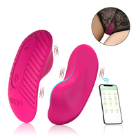 2024 Laufstegform Vibrierende Höschen APP-Steuerung Vibrator mit Fernbedienung drahtloser Klitoris-Stimulator Sexspielzeug für Damen