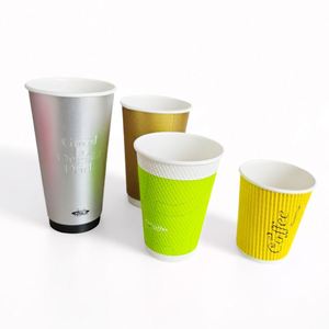 Gobelets en papier personnalisés professionnels pour divers types de boissons au café, thé, disponibles en tailles allant de 8 oz à 32 oz. - Product Image 3