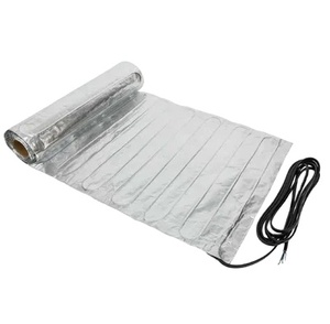 Sistema de calefacción por suelo radiante eléctrico Kit de alfombrilla de papel de aluminio Calentador <span class=keywords><strong>para</strong></span> alfombra laminada Azulejos flotantes aprobados <span class=keywords><strong>para</strong></span> madera - Product Image 1