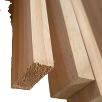 High-Density Pine Wood Slats 3x1 Precision Cut Strips with Smooth Surface for Modern Architectural Models & DIY Projects