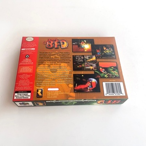 USA NTSC Conkers Box Retro 64 Bit <b>Game</b> Consoles English Thick Cardboard with Tray <b>Game</b> Cartridge Replacement for N64 - Product Image 3