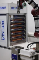 Station de travail robotisée collaborative flexible WF-12A, robot de commande CNC, système de chargement et de déchargement, moteur en acier inoxydable