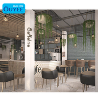 Vente en gros, ensemble de Table à café, meubles, meubles, Design d'intérieur, comptoir à thé à bulles, comptoir à café