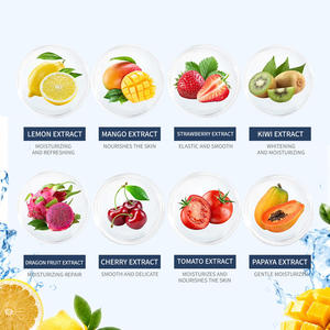 Mascarilla Facial Natural de Frutas de Marca Privada, Surtido de Limón, Fresa y Kiwi, Hidratante, Minimiza Poros, Calmante para Piel Sensible, OEM - Product Image 6