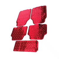Vente en gros Transparent Unique en aluminium monogramme Tapis de sol de voiture Custom Auto Universal