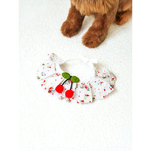 Collare per animali domestici a punta di ciliegio - Product Image 1