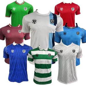 ハーランド ヴィンテージ レトロ サッカーユニフォーム 熱転写プリント サッカージャージー 100% ポリエステル 通気性 速乾性 半袖 - Product Image 4