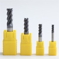MTS 4 cannelures 12 mm 16 mm CNC outils de coupe en carbure monobloc de tungstène fraises en bout