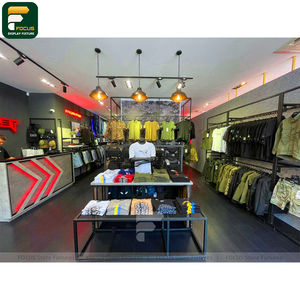 Expositor de moda moderno para minoristas, armario colgador de prendas de materiales mixtos, exhibición de marca - Product Image 5