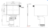 3,5-Zoll 320x240 TFT LCD-Anzeigemodul mit MIPI-Schnittstelle, IPS-Bildschirm für Smart Home & IoT-Geräte