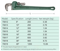 Мощный трубный ключ SATA 70818 |   Регулируемый инструмент общей длиной 36 дюймов для профессиональных сантехнических работ и обслуживания |   Оригинал