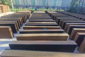 Verdunstung skühl kissen für die Kühlung und Befeuchtung von Gewächshaus gewächsen in Aquakultur betrieben - Product Image 4