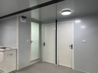 Contenedor Modular de Acero de 40 pies, Expandible, Tipo Cápsula, con Paneles Sándwich, Diseño Moderno, para Oficina u Hogar en Exteriores