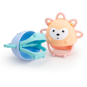 ของเล่นกาวยางกัดซิลิโคนรูปเม่นน้อยป้องกันการกัดด้วยมือสำหรับเด็ก - Product Image 4