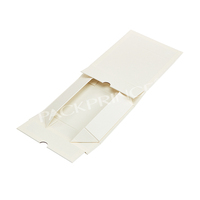 Nouvelle conception de boîte cadeau en carton gris mat avec ruban, pliage magnétique, logo estampé or pour boîte cadeau