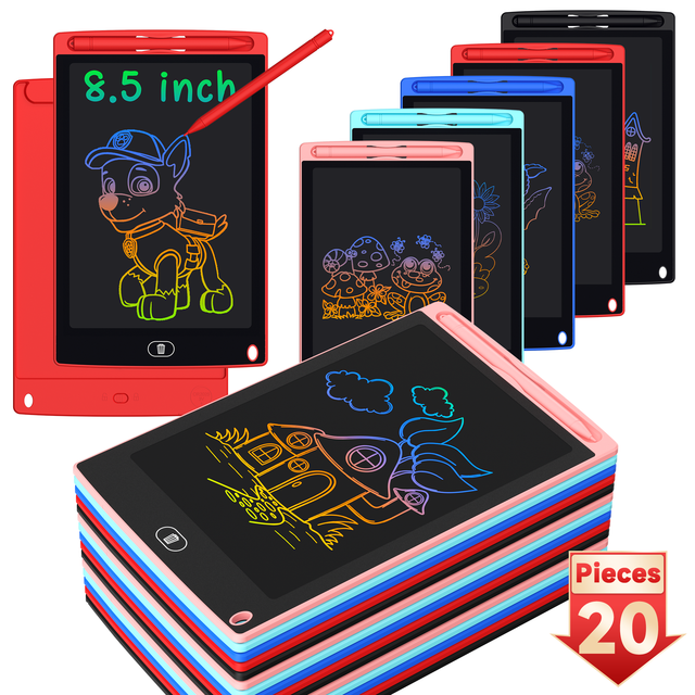 Free Shipping LCD Drawing Tablet Paperless Magic Slate Graphic Tablet With Stylus 8.5 Inch Lcd Writing Pad Graphics Tablets