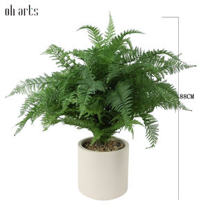 Oh Arts, venta al por mayor, y la boda decoración del hogar, ramo de hojas de helecho artificial, tipo de follaje de plástico - Product Image 6