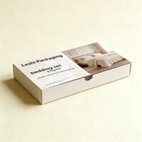 Boîte d'emballage personnalisée pour draps et taies d'oreiller avec logo, boîte de rangement en papier pour literie et oreillers avec couvercle coulissant