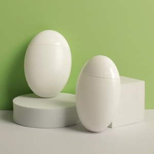 Vente en gros de flacons ovales plats uniques personnalisés de 50 ml, flacons en plastique pour soins de la peau, emballage cosmétique, flacon de lotion pour le visage, flacon de crème solaire - Product Image 5