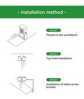 CAMTECHNIC Einzel-Ionenluftgebläse Antistatischer ESD-Eliminator Desktop-Entionisierungsventilator