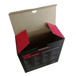 Boîte d'emballage ondulé avec Logo personnalisé, 50 pièces, emballage pliable en carton pour livraison de produits électroniques, vente en gros