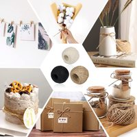 Cordon en chanvre 20 m, corde en Jute, emballage cadeau, rustique, décoration de mariage, DIY bricolage