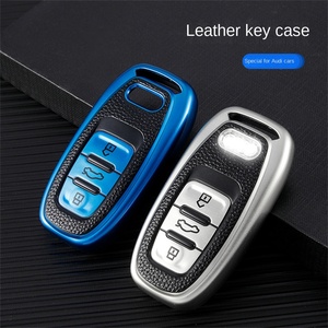 Da Carbon Car Key Bìa trường hợp đối với Audi tốt nhất bán phụ kiện xe hơi cho bìa A8L A6L a4l A4 A5 6Q với 3 nút - Product Image 3