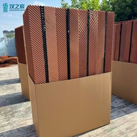 Équipement d'élevage agricole 7090/7060/5090 – Coussin de refroidissement par évaporation en nid d'abeille à haute efficacité CE (rideau humide)
