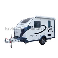 Style moderne et tendance, nouvelle conception, mini-caravane compacte pour le camping en plein air, camping-cars, caravanes de voyage pour les voyages