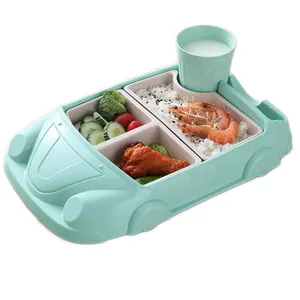 Eco Vriendelijke School Kids Volwassen Siliconen Tiffin Lunchbox Container Set Bento Lunchbox