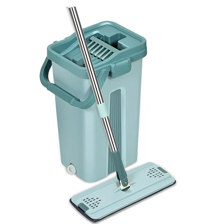 Mop With Bucket And Wring Set Wringer Centrifugal Quick Clean Wash Dry Retractable Cleaning Twist Plastic Floor Good Easy Mops