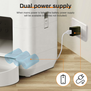 2L tự động con chó feedes pin Powered con chó thực phẩm Dispenser hẹn giờ Wifi Mèo feeders bữa ăn lập kế hoạch tự động mèo trung chuyển với máy ảnh - Product Image 5