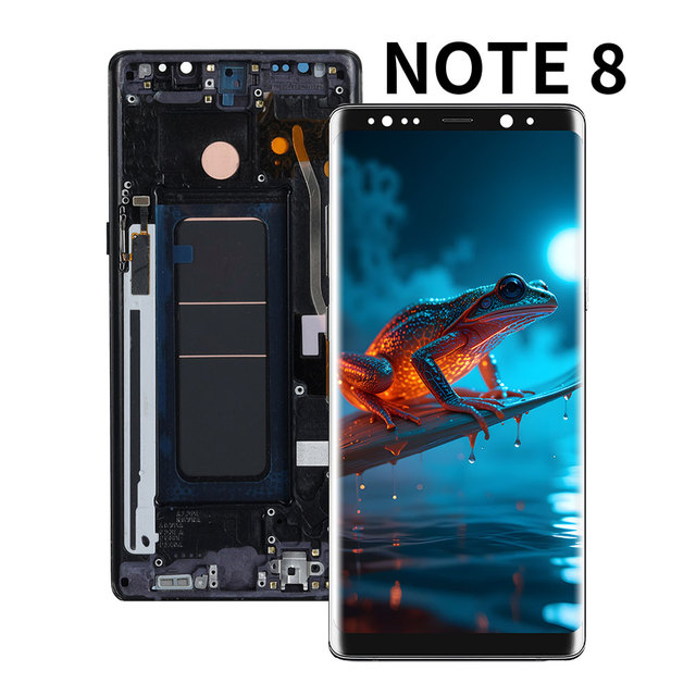 Wholesale Mobile Phone Lcds for samsung Note 8 Screen Lcd Display Replacement with Frame Oled Note 8 Price screen